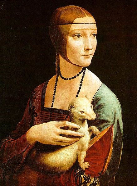 Dama do arminho. Leonardo da Vince - 1845 Dama do arminho. Leonardo da Vince - 1845