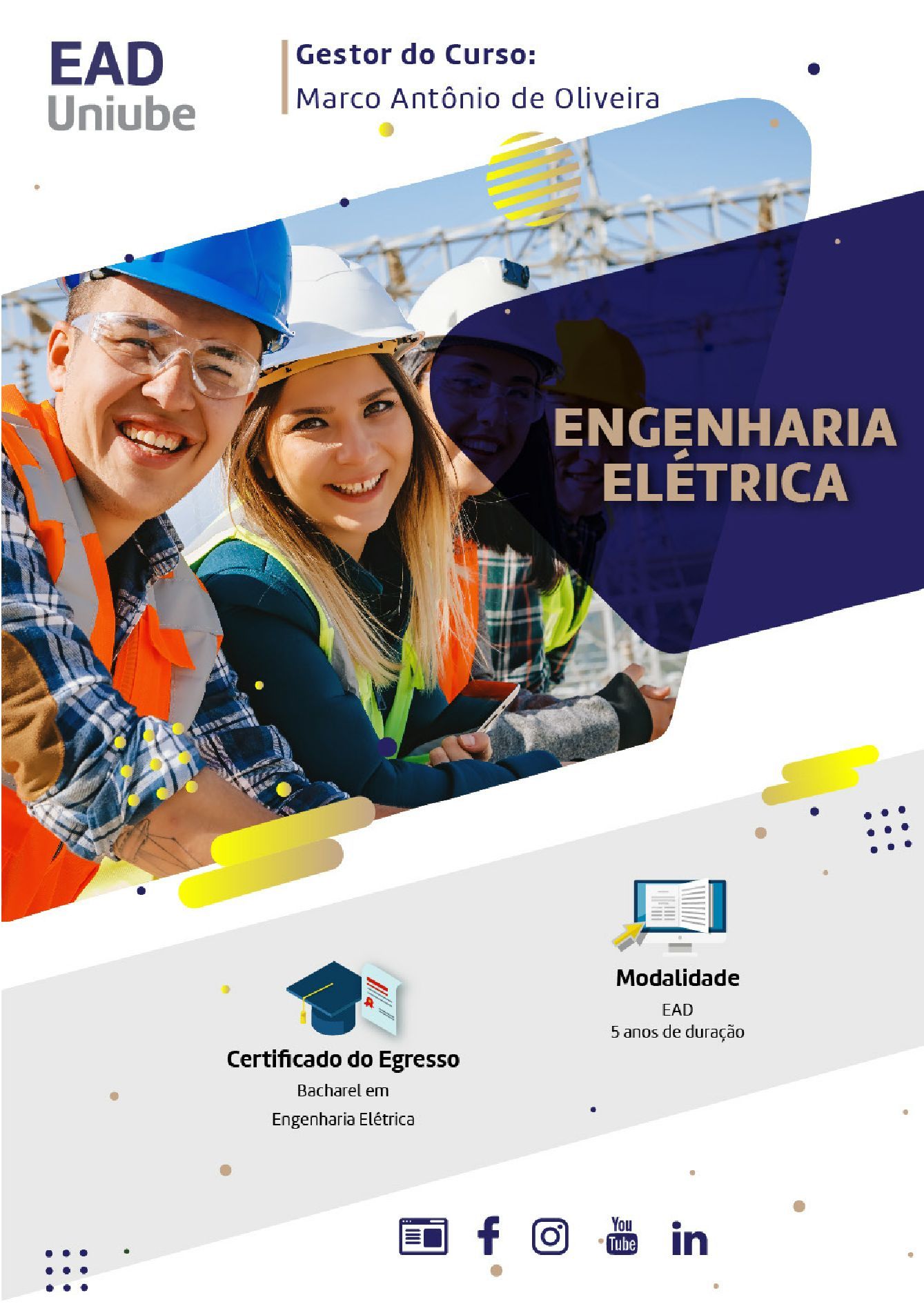E-book de divulgação do curso de Engenharia Elétrica EAD - Uniube