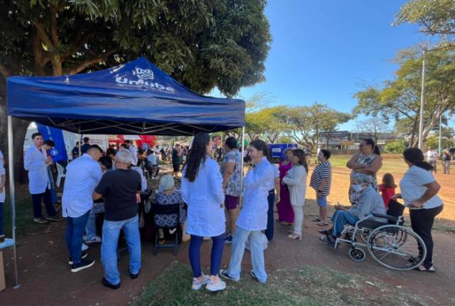 Com mais de 170 atendimentos Uniube Uberlândia participa de mais uma edição do Integração no Bairro