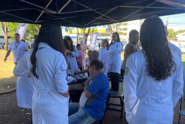 Uniube Uberlândia marca presença no projeto Integração no Bairro no Parque do Sabiá