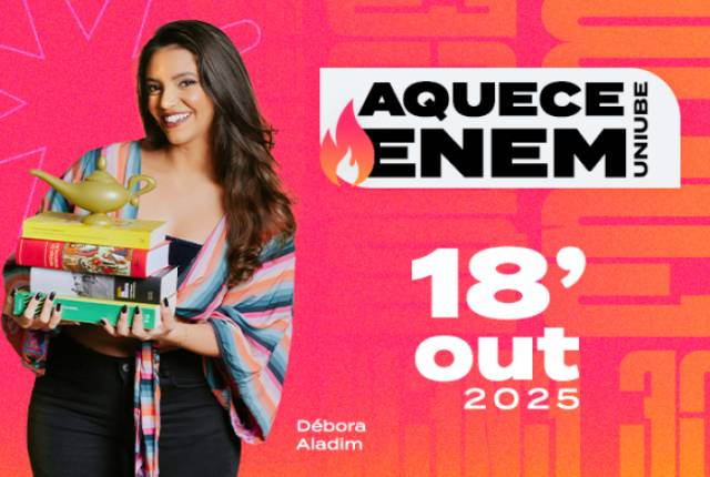 Aquece Enem é realizado neste sábado (18) com a presença da youtuber Débora Aladim